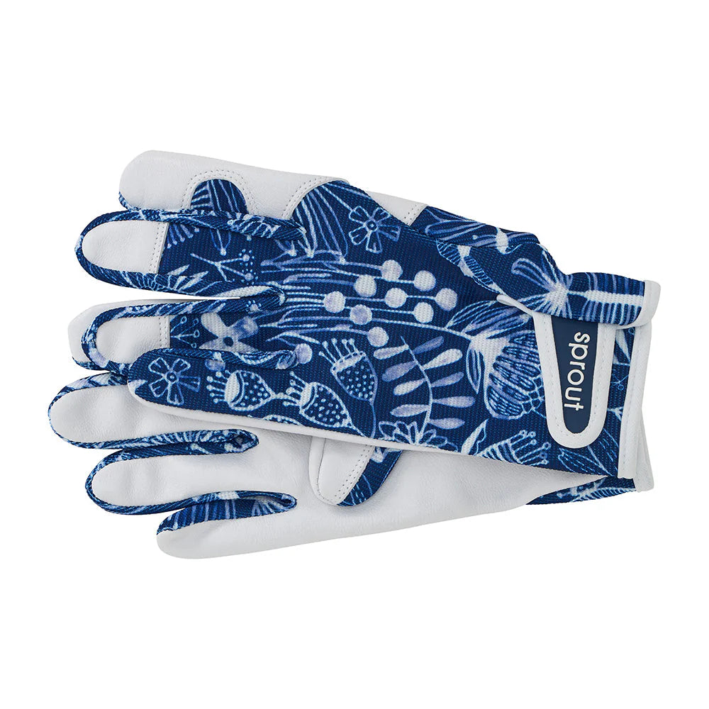 ANNABEL TRENDS - SPROUT GOATSKIN GLOVES - NAVY NATIVES
