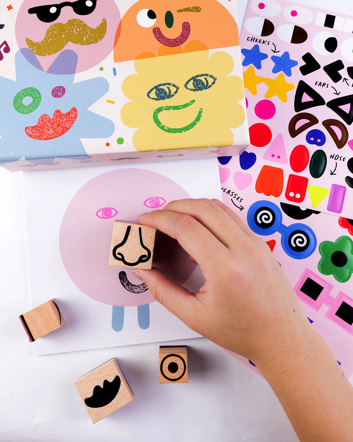 JOURNEY OF SOMETHING - STAMP KIT COOL FACES
