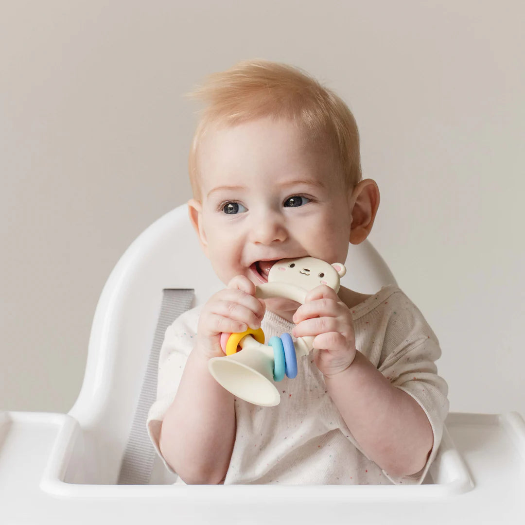 TIGERTRIBE TOY - HIGH CHAIR BUDDY - SILICONE BEAR