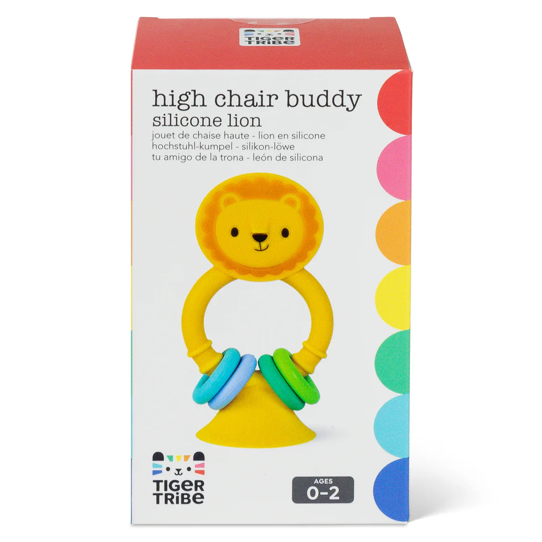 TIGERTRIBE TOY - HIGH CHAIR BUDDY - SILICONE LION