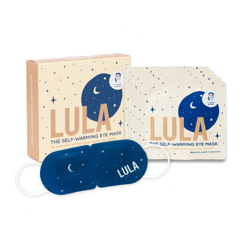 LULA SELF WARMING EYE MASK - VANILLA