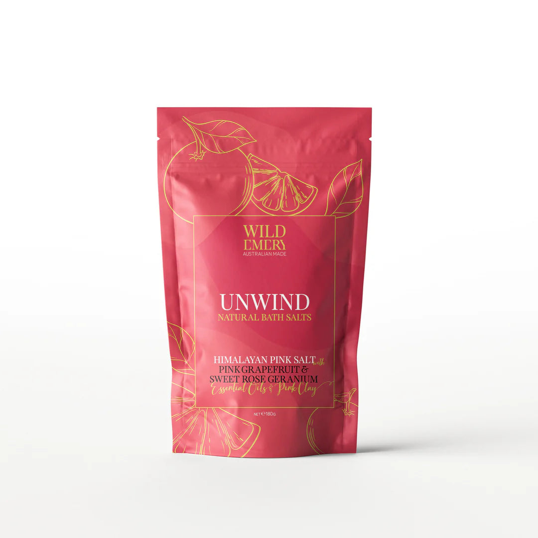 WILD EMERY NATURAL BATH SALTS - UNWIND
