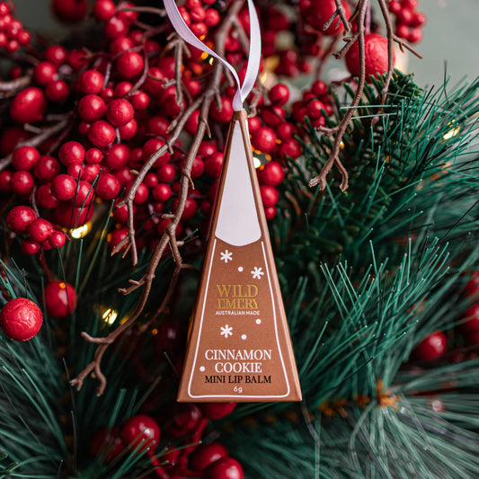 FESTIVE WILD EMERY MINI LIP BALM - CINNAMON COOKIE