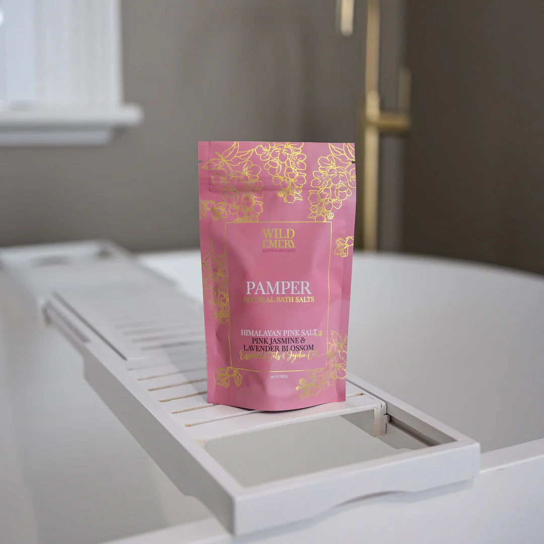 WILD EMERY NATURAL BATH SALTS - PAMPER