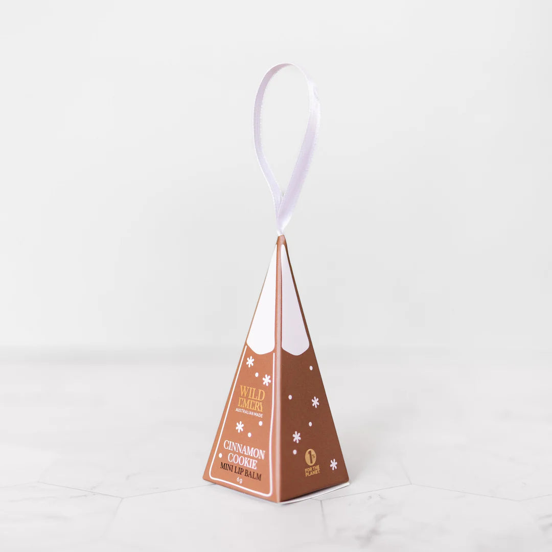 FESTIVE WILD EMERY MINI LIP BALM - CINNAMON COOKIE