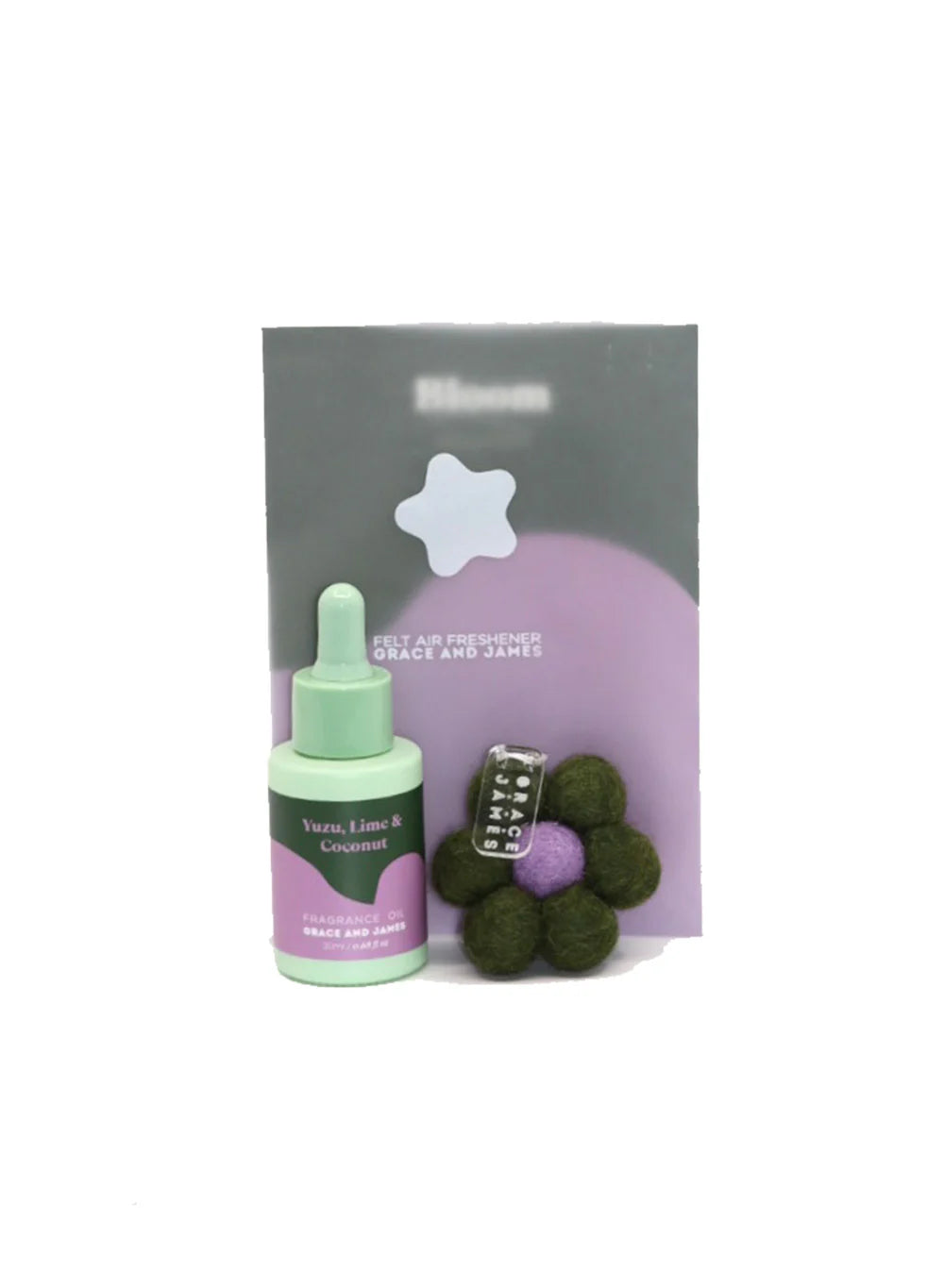 GRACE AND JAMES FELT AIR DIFFUSER - YUZU, LIME & COCONUT
