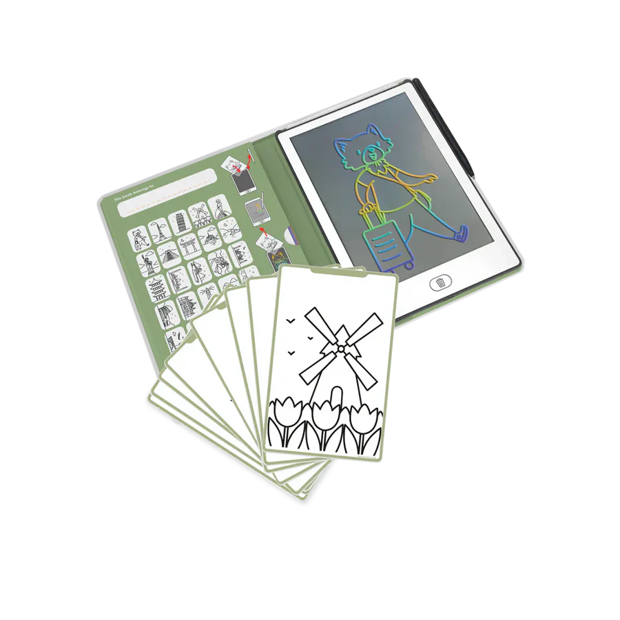 KIDYWOLF LCD TRACING BOOK - TRAVEL
