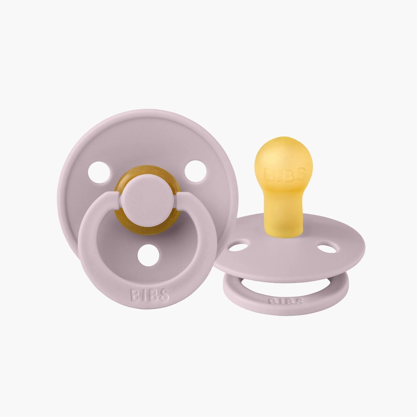 BIBS DUMMIES -SIZE 2 DUSKY LILAC
