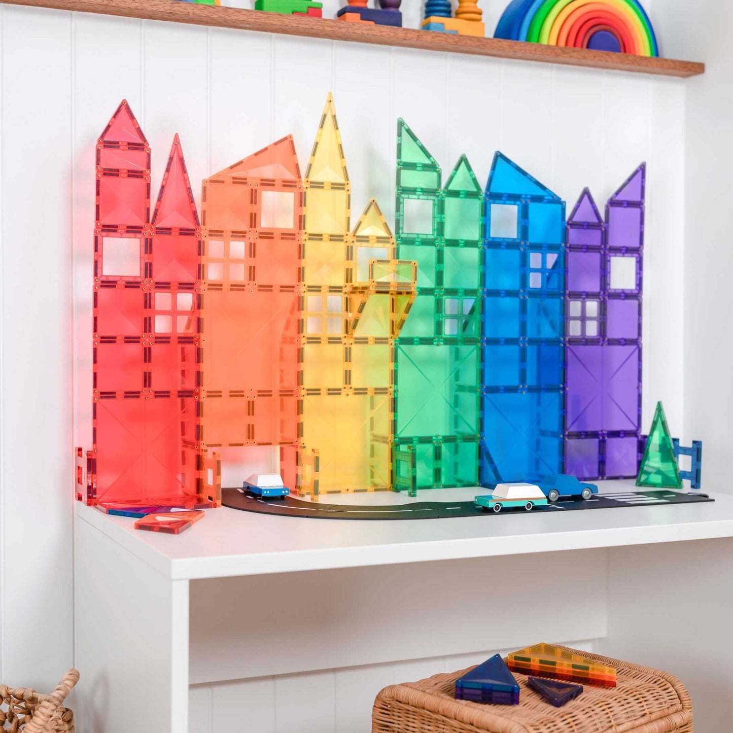 CONNETIX TILES - RAINBOW CREATIVE PACK (102 pieces)