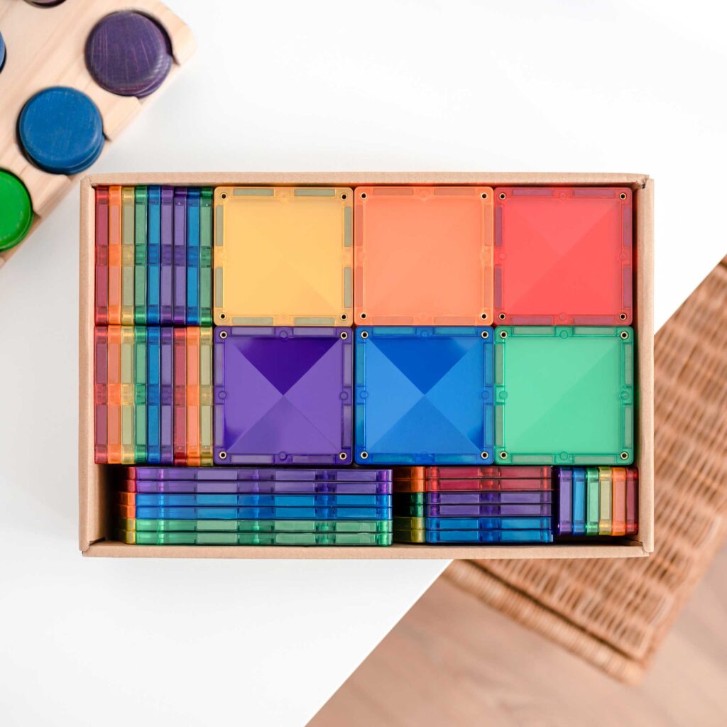CONNETIX TILES - RAINBOW CREATIVE PACK (102 pieces)