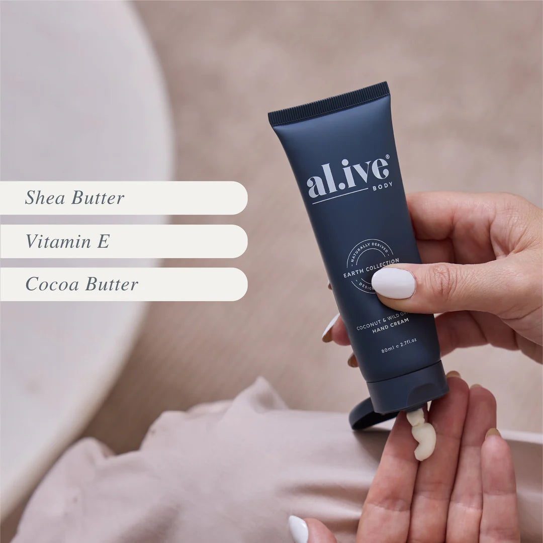 AL.IVE HAND CREAM - COCONUT & WILD ORANGE