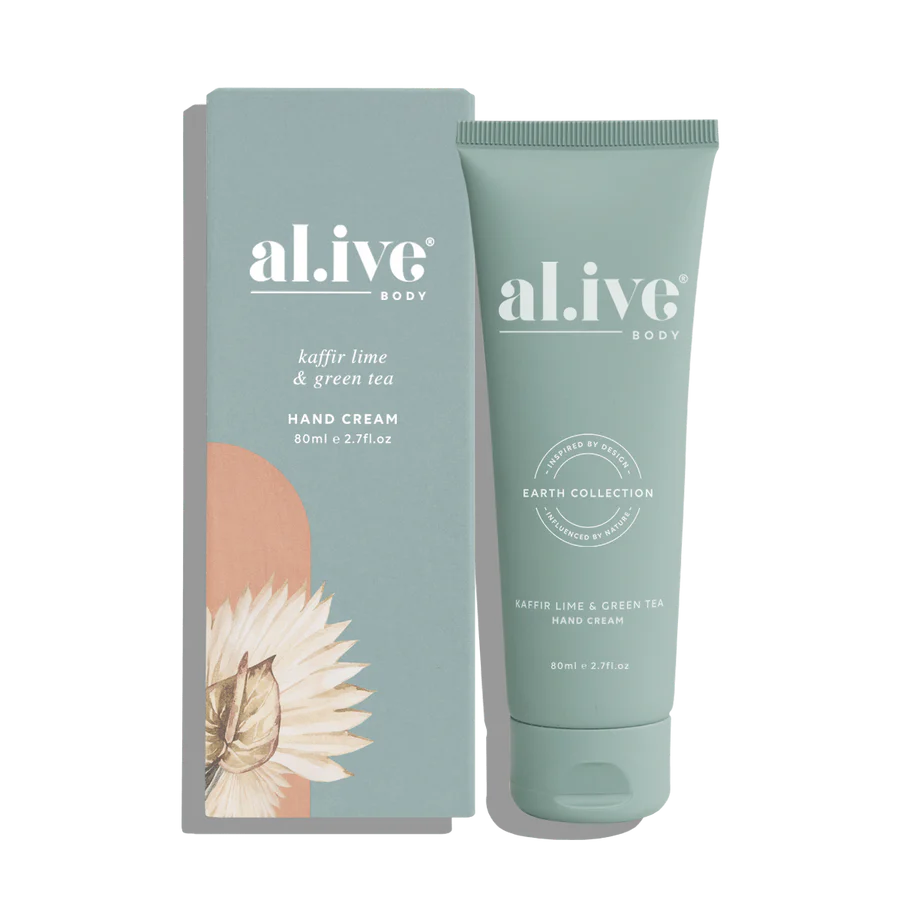 AL.IVE HAND CREAM - KAFFIR LIME & GREEN TEA