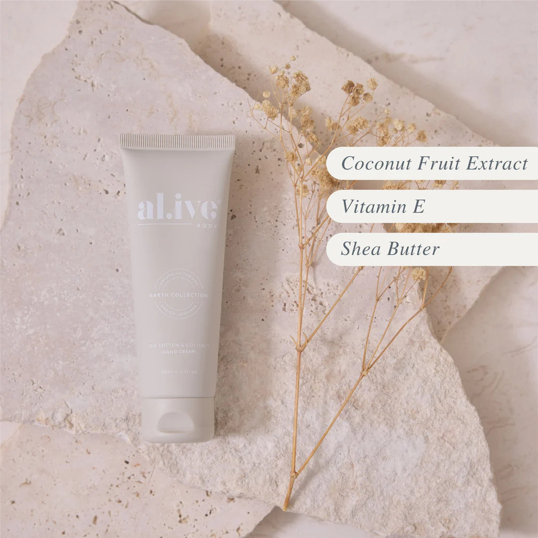 AL.IVE HAND CREAM - SEA COTTON & COCONUT