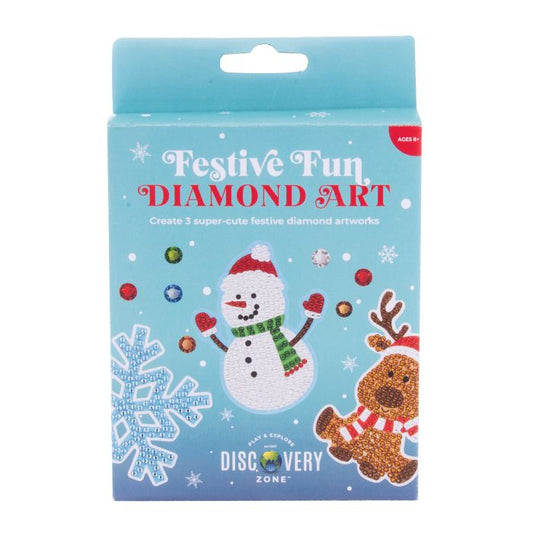 FESTIVE DIAMOND ART - SNOWMAN