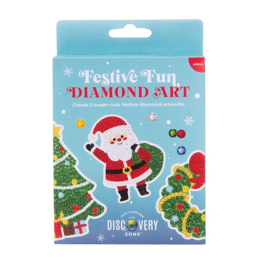 FESTIVE DIAMOND ART - SANTA