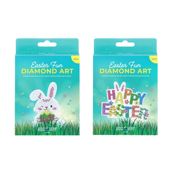 DISCOVERY ZONE - EASTER FUN DIAMOND ART - HAPPY EASTER