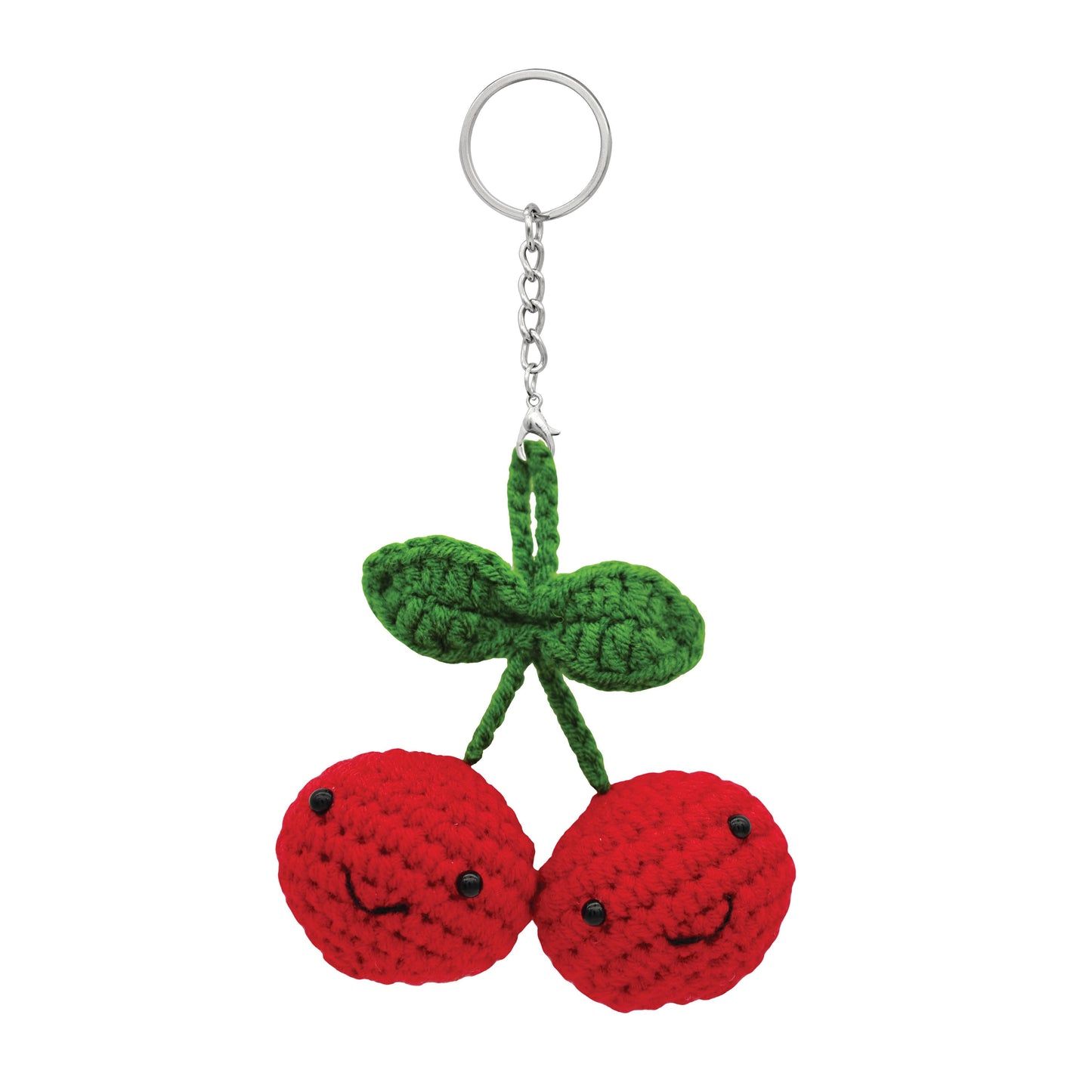 DISCOVERY ZONE - CROCHET BAG CHARM - CHERRIES