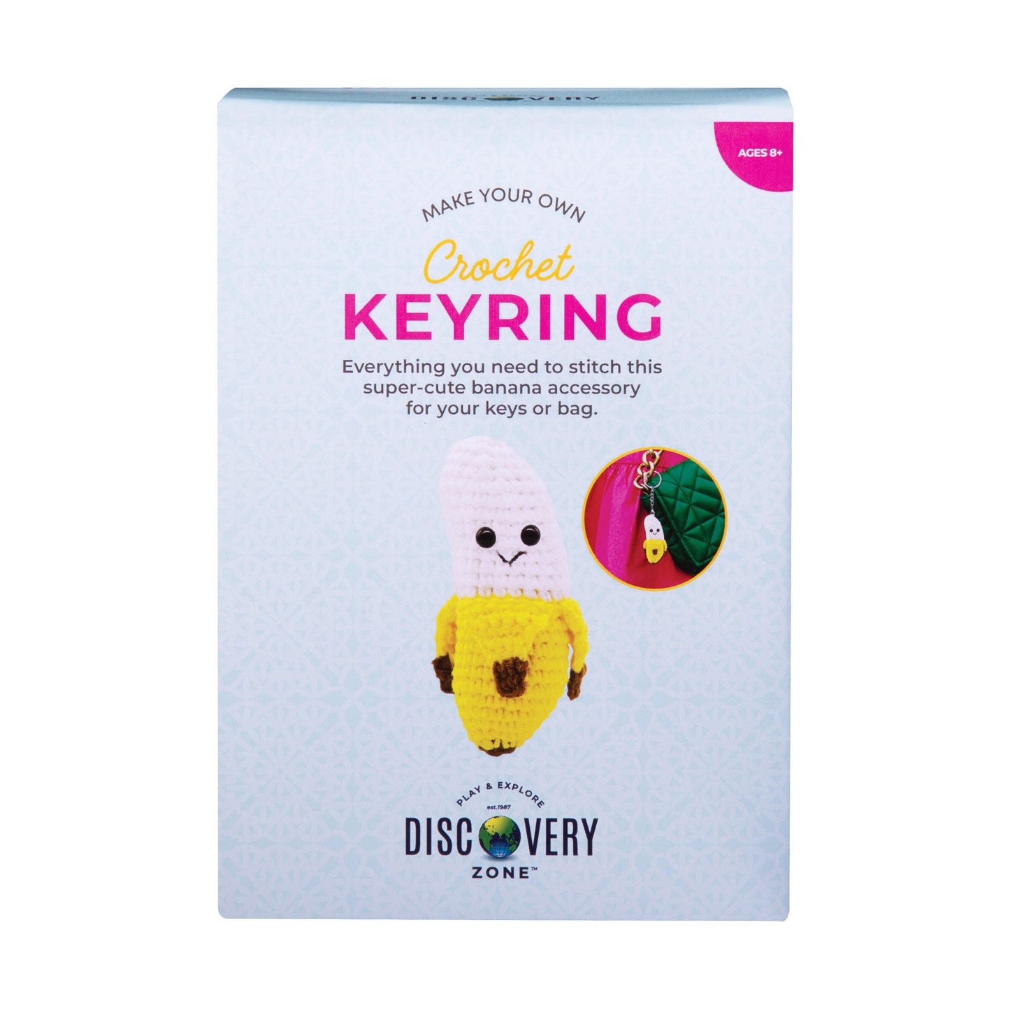 DISCOVERY ZONE - CROCHET BAG CHARM - BANANA