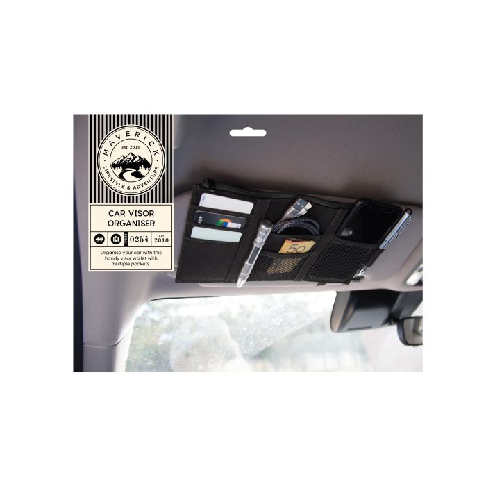 MAVERICK - CAR VISOR ORGANISER