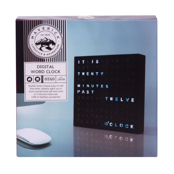MAVERICK - DIGITAL WORD CLOCK