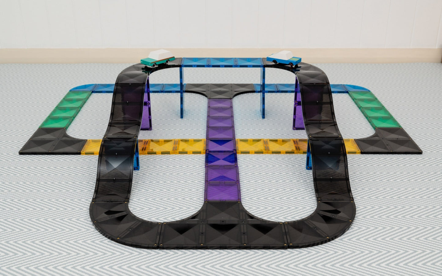 CONNETIX TILES - ROADS RAMPS & INTERSECTIONS PACK