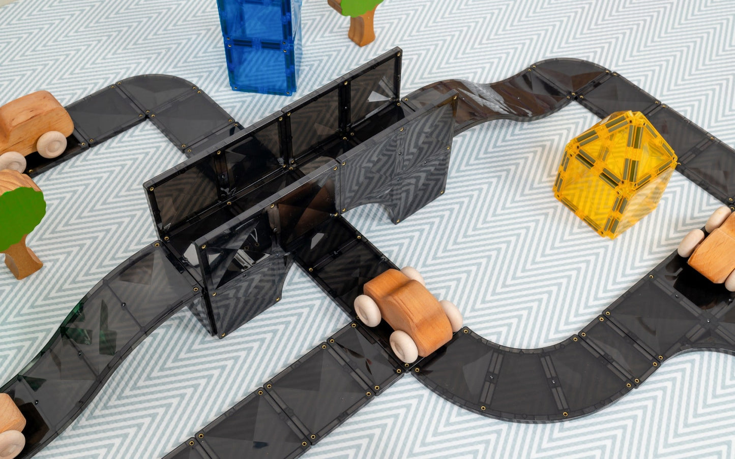 CONNETIX TILES - ROADS CREATIVE PACK - 48 PIECES