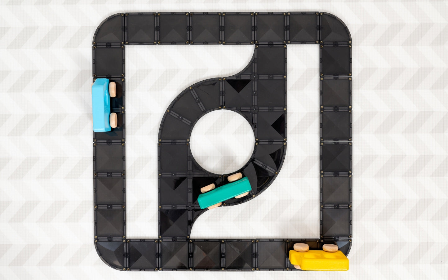 CONNETIX TILES - ROADS CREATIVE PACK - 48 PIECES