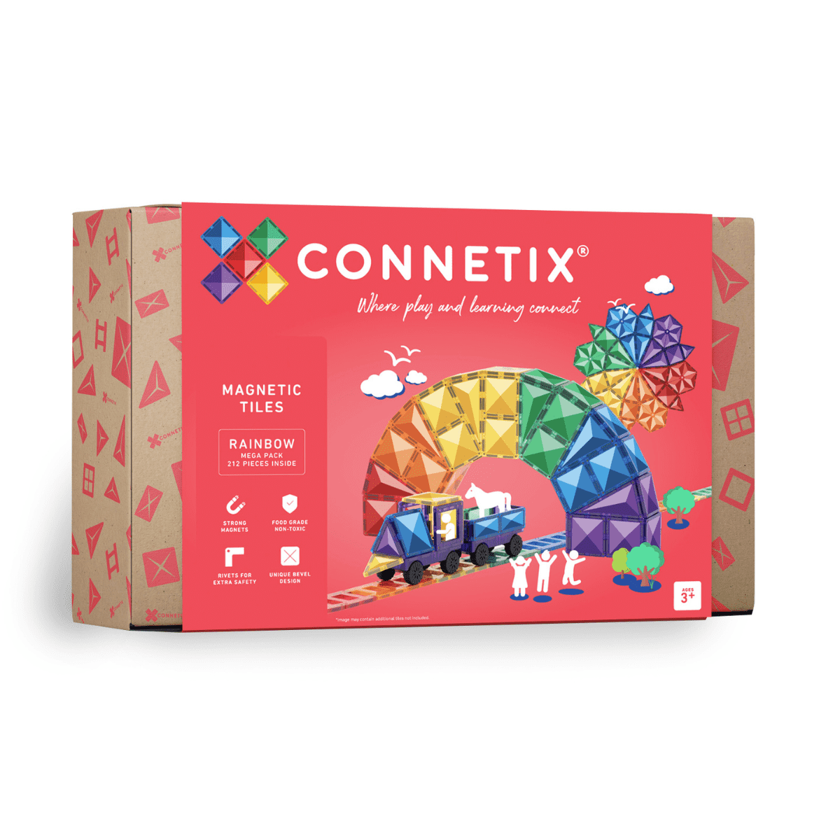 CONNETIX TILES - RAINBOW MEGA PACK (212 pieces)