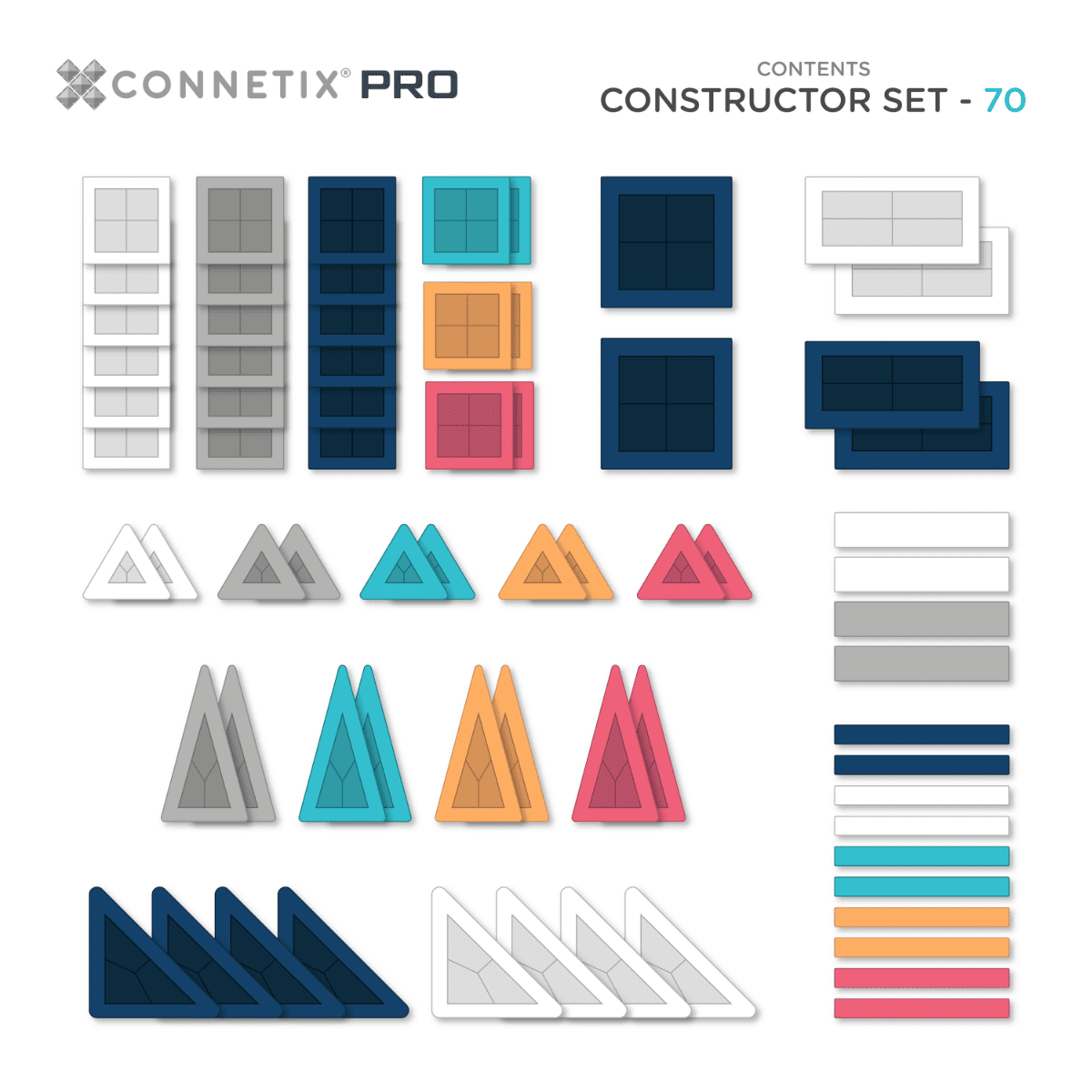 CONNETIX PRO CONSTRUCTOR SET - 70 pieces