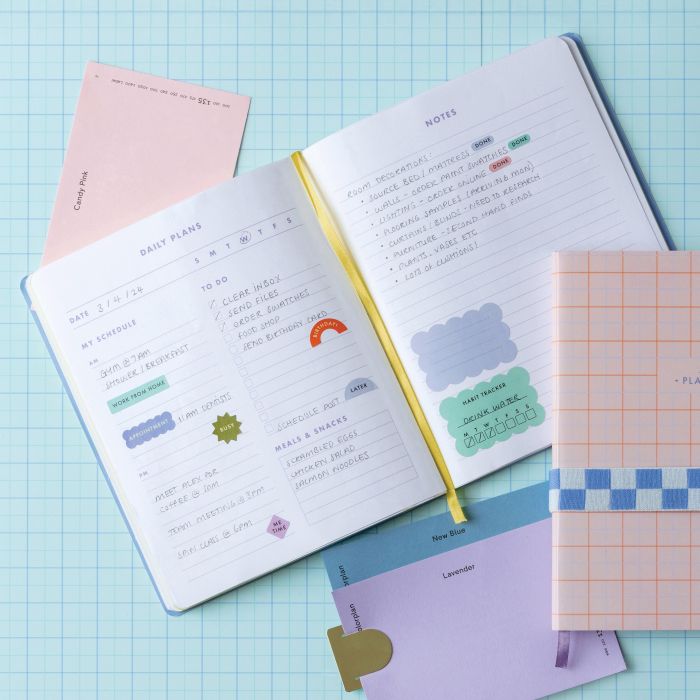 INKERIE - UNDATED DAILY PLANNER MULTI SHAPES