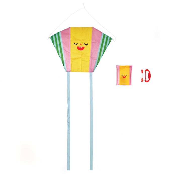 KIDOKI FUNNY FACES POCKET KITE