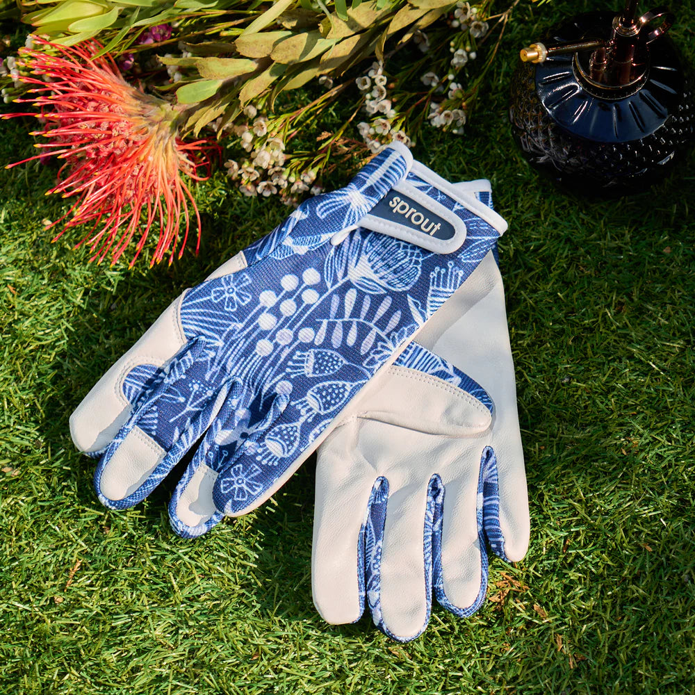 ANNABEL TRENDS - SPROUT GOATSKIN GLOVES - NAVY NATIVES