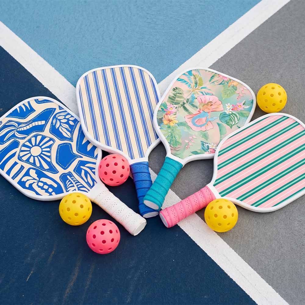 ANNABEL TRENDS - PICKLEBALL PADDLE SET - BLUE OASIS