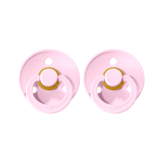 BIBS DUMMIES -SIZE 1 BABY PINK