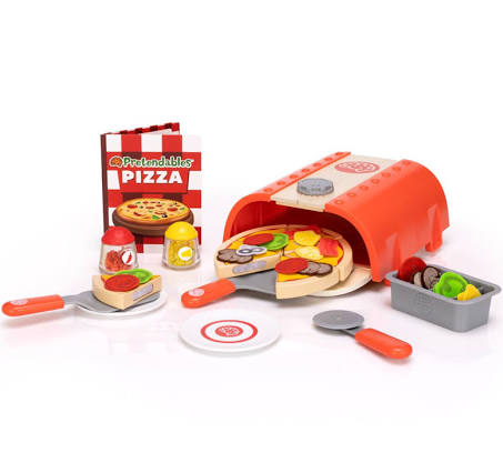 FAT BRAIN TOYS - PRENDABLES BACKYARD PIZZA OVEN SET