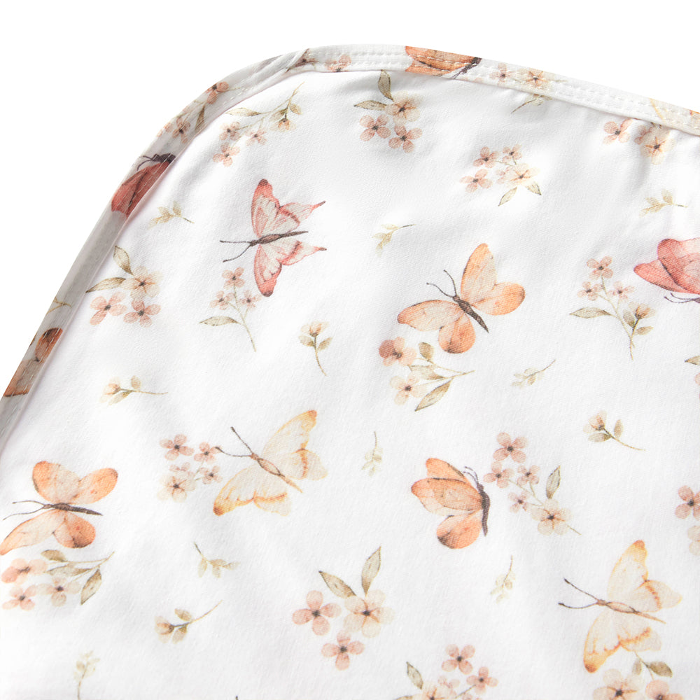 SNUGGLE HUNNY STRETCH COTTON BABY WRAP SET - BUTTERFLY