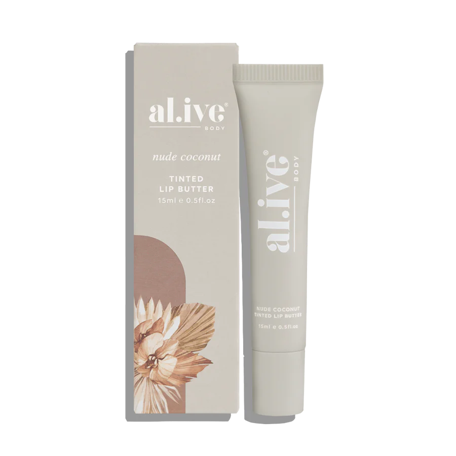 AL.IVE TINTED LIP BUTTER - NUDE COCONUT