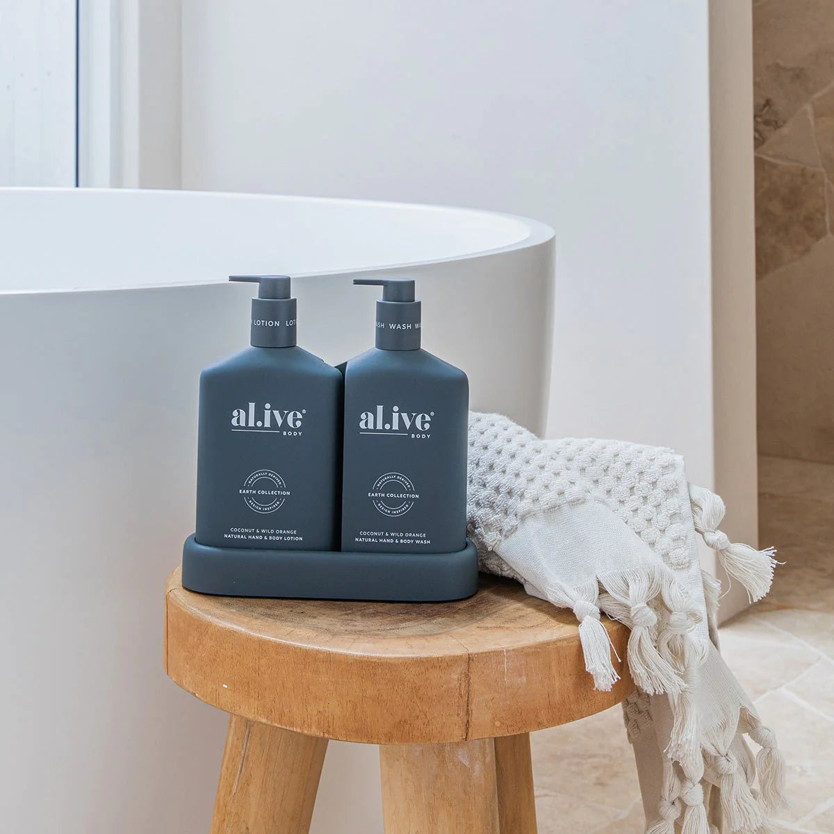AL.IVE WASH & LOTION DUO - COCONUT & WILD ORANGE