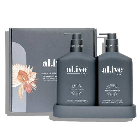 AL.IVE WASH & LOTION DUO - COCONUT & WILD ORANGE