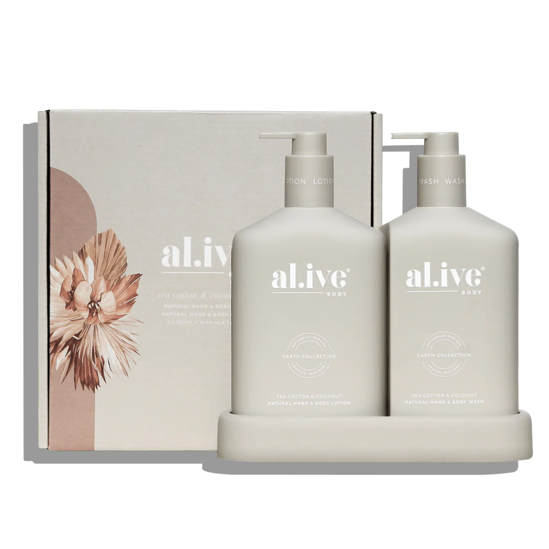 AL.IVE WASH & LOTION DUO - SEA COTTON & COCONUT DUO