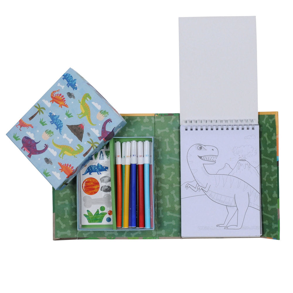 TIGERTRIBE - COLOURING SET - DINOSAURS