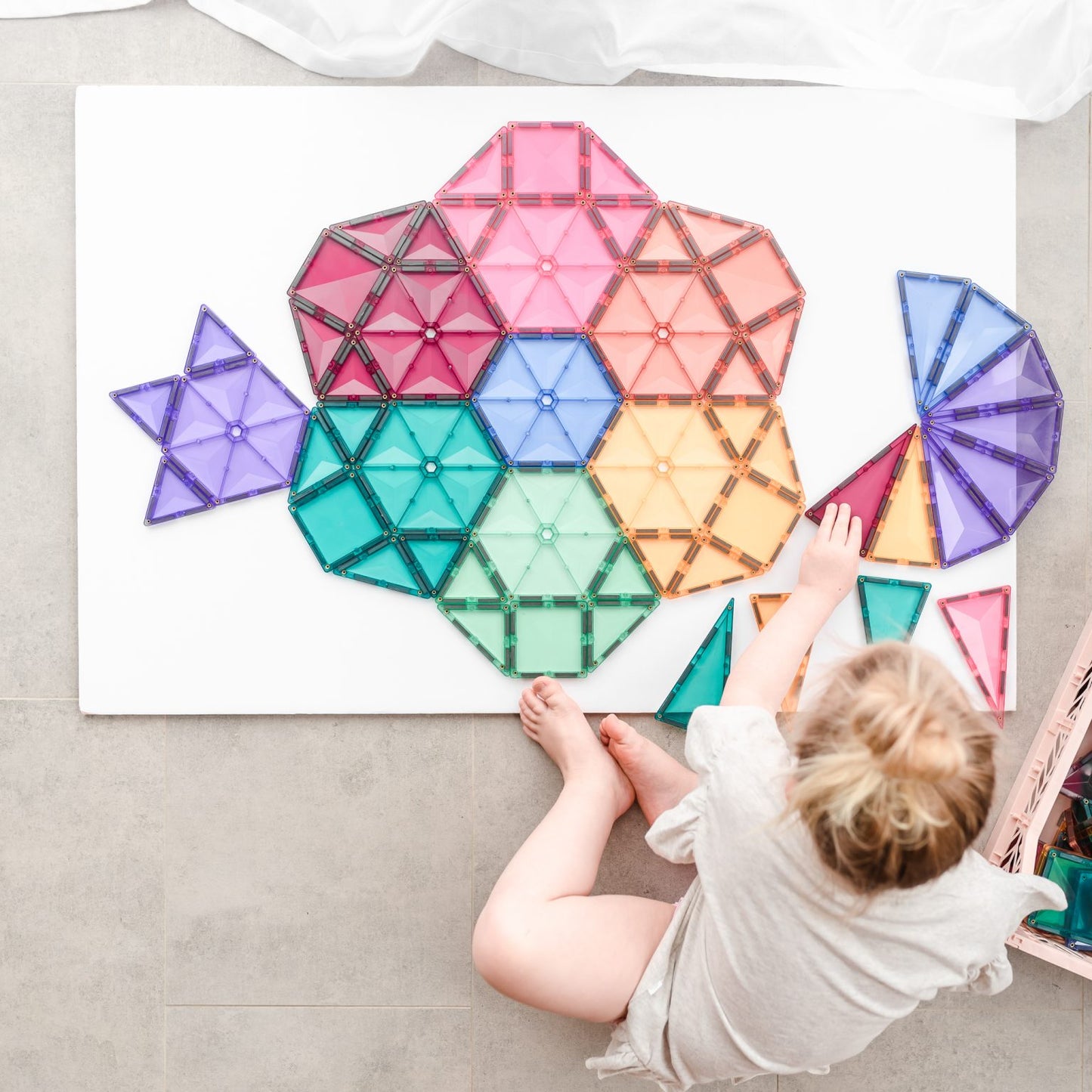 CONNETIX TILES - PASTEL MEGA PACK (202 pieces)