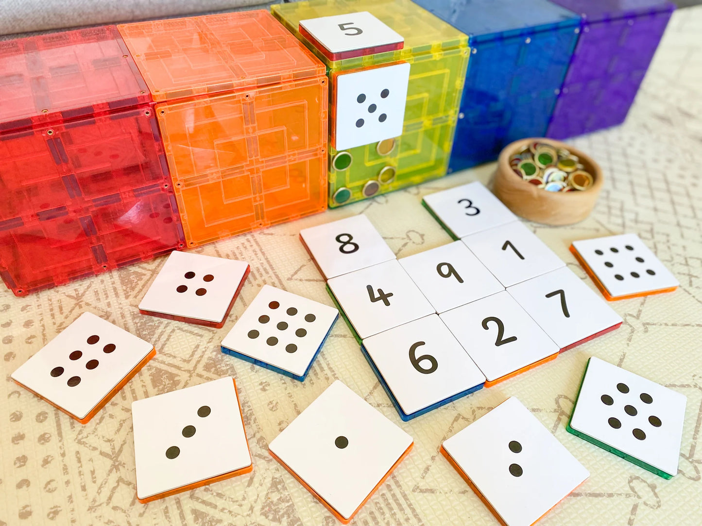 LEARN & GROW TILE TOPPERS - NUMERACY PACK
