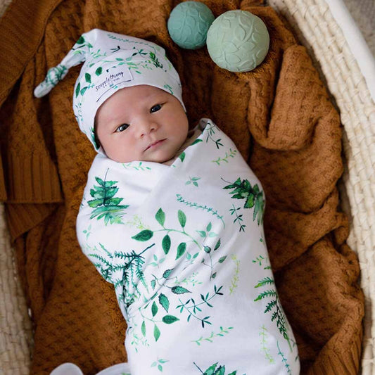 SNUGGLE HUNNY STRETCH COTTON BABY WRAP SET - ENCHANTED