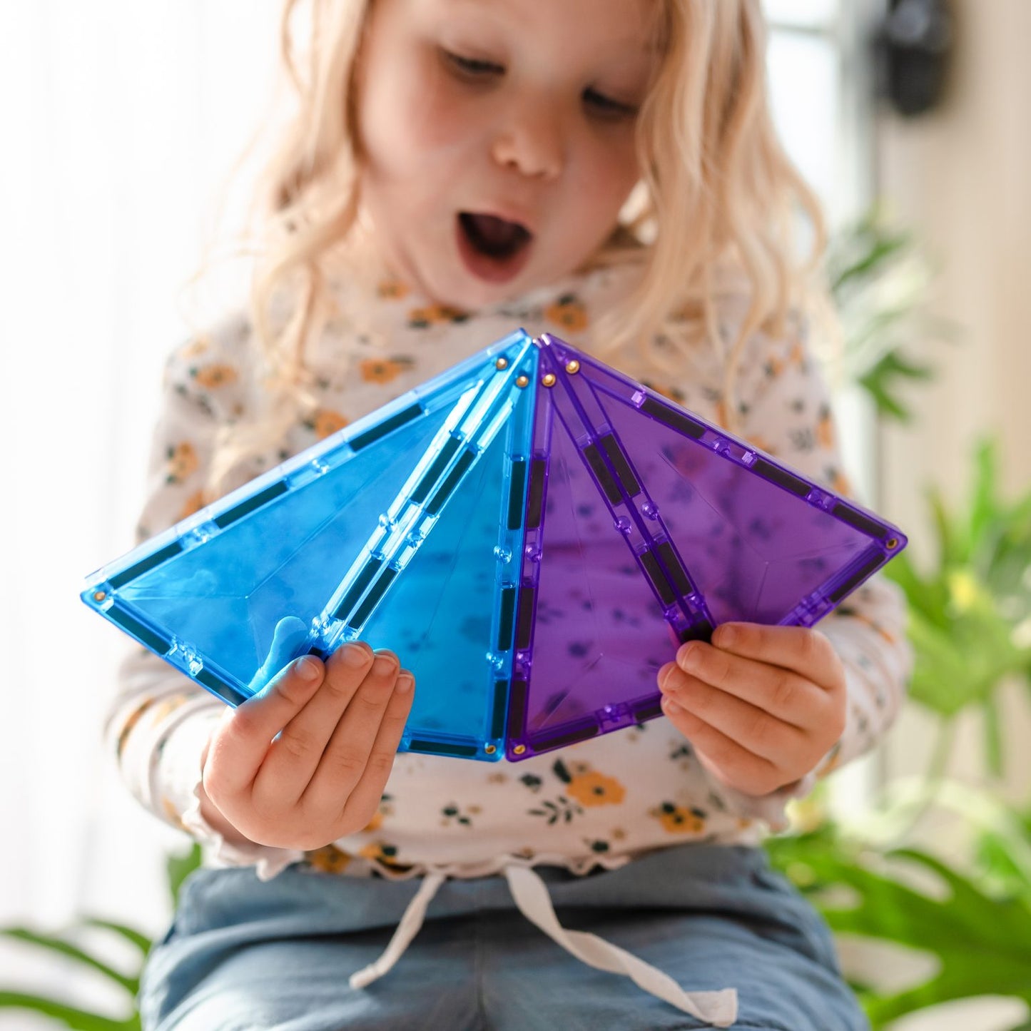 CONNETIX TILES - RAINBOW GEOMETRY PACK (30 Pieces)