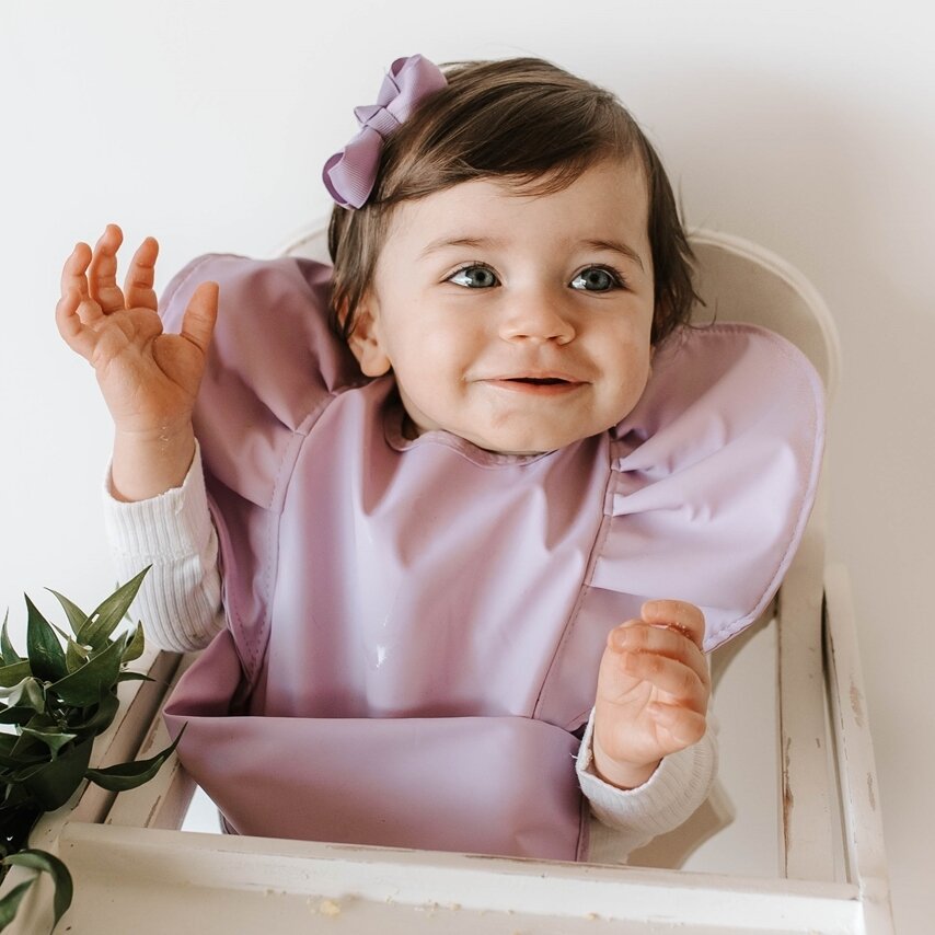 SNUGGLE HUNNY - WATERPROOF SNUGGLE BIB -LAVENDER
