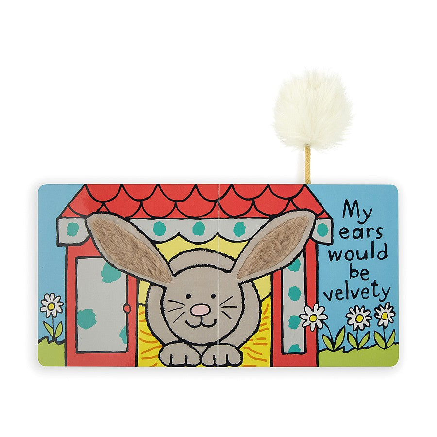 JELLYCAT SENSORY BOARD BOOK - IF I WERE A BUNNY
