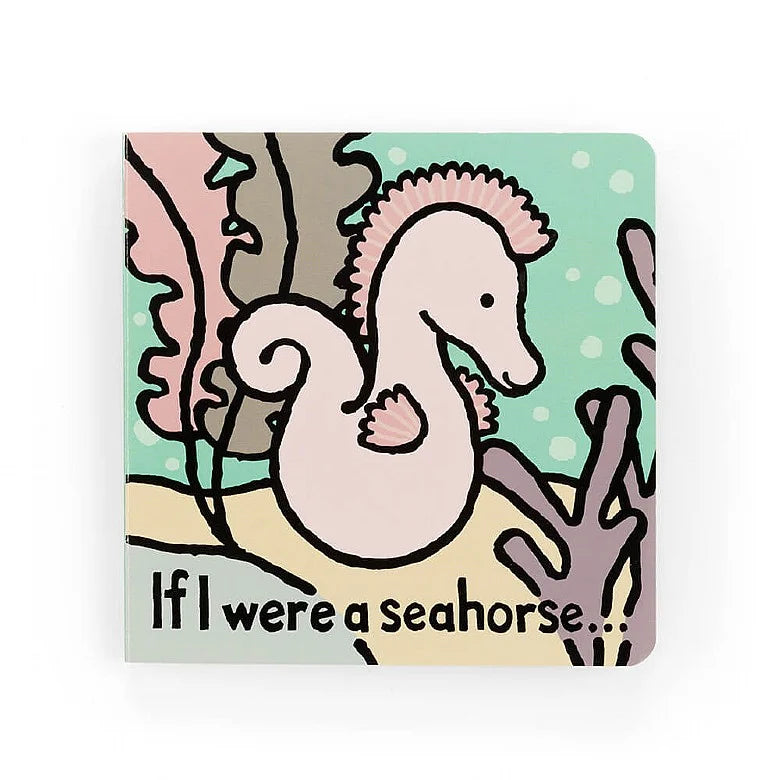 JELLYCAT SENSORY BOARD BOOK - IF I WERE A SEAHORSE