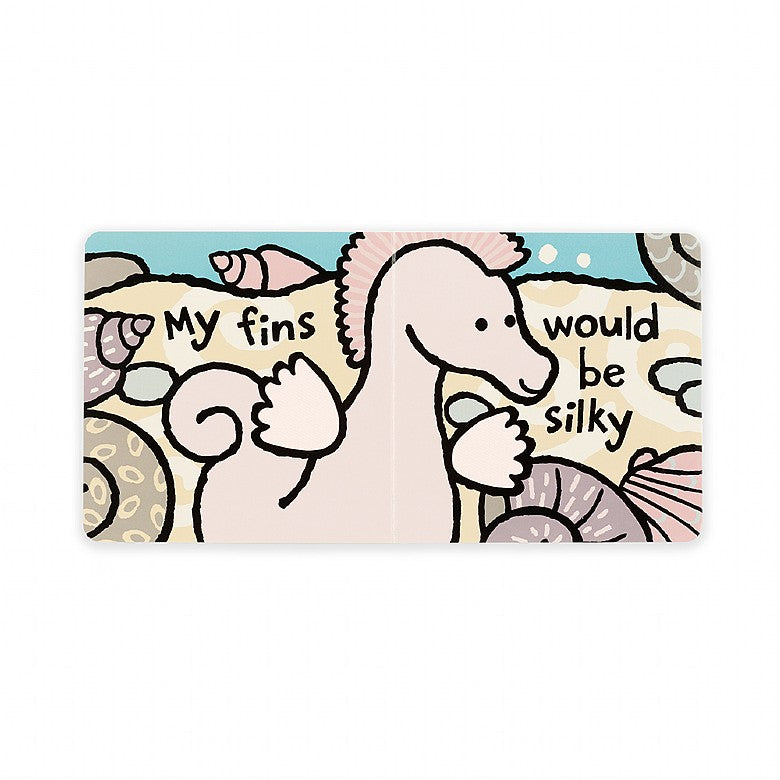 JELLYCAT SENSORY BOARD BOOK - IF I WERE A SEAHORSE