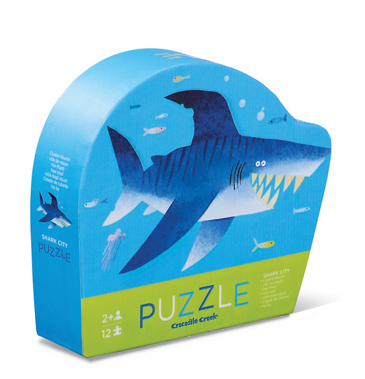 CROCODILE CREEK PUZZLE - SHARK CITY - 12 PIECE